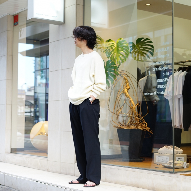 AURALEE(オーラリー) 24AW Collectionの新作 Wool Cotton Thermal P/O