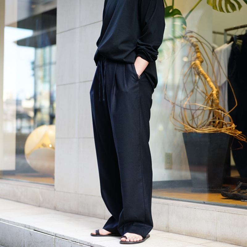 AURALEE 24ss 2タックスラックス AURALEE オーラリー 24SS SUPER FINE TROPICAL WOOL SLACKS