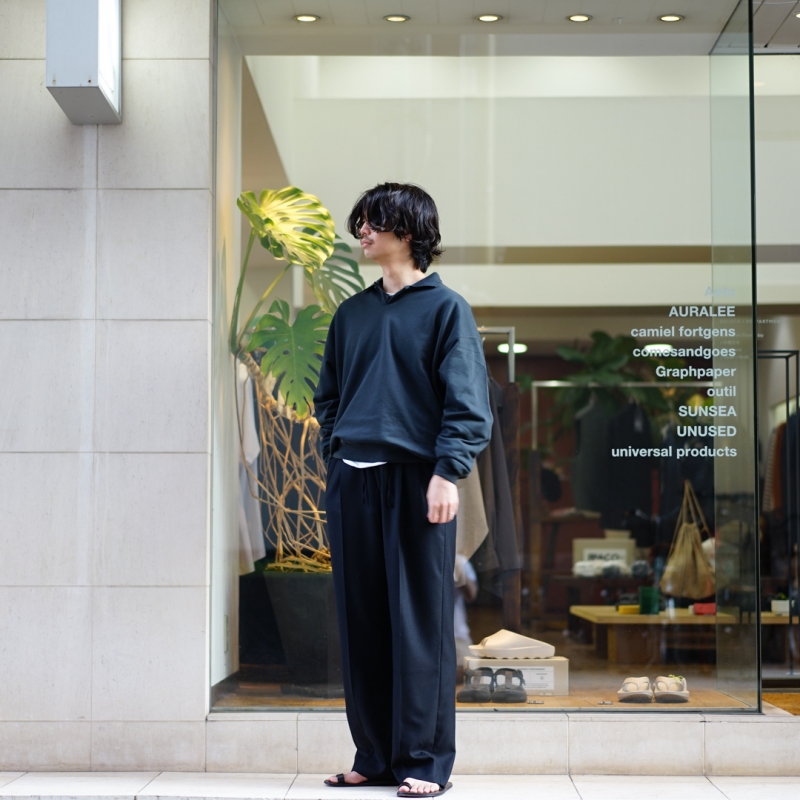 AURALEE(オーラリー) 24AW Collectionの新作、Pima Light Sweat Polo
