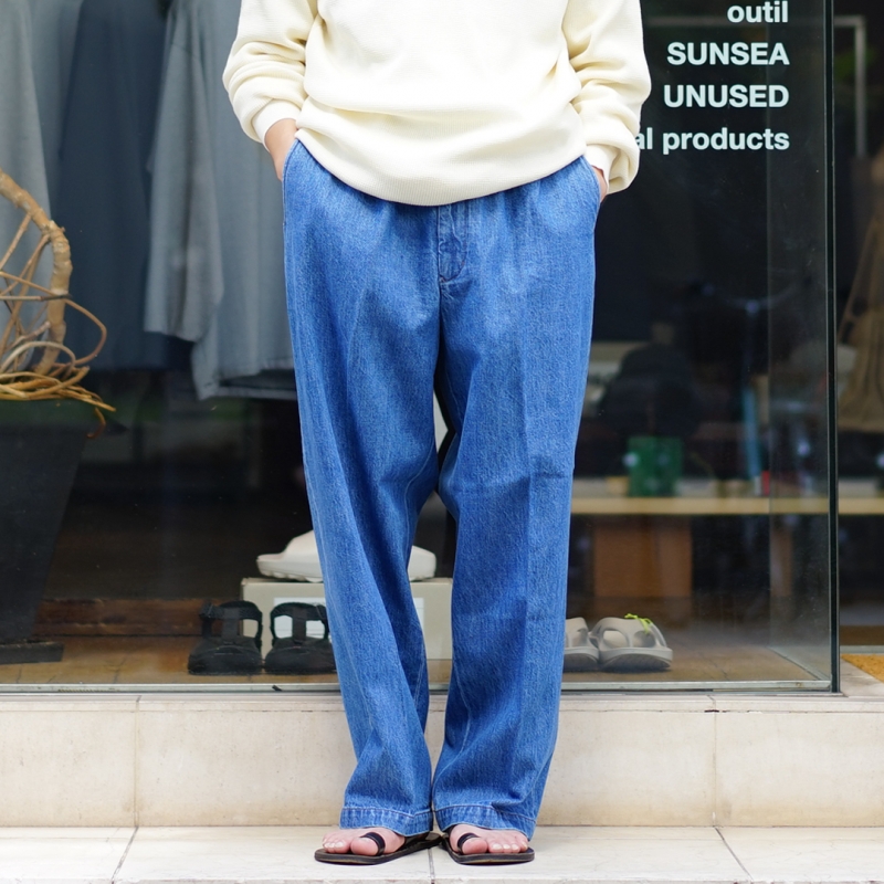FARAH ファーラー 24AW Easy Wide Tapered Pants イージーワイドテーパードパンツ FR0403-M4002 M GREY コットンツイル ボトムス【新古品】【中古】【FARAH】 楽天市場】FARAH ファーラー 24AW Easy Wide Tapered Pants イージー