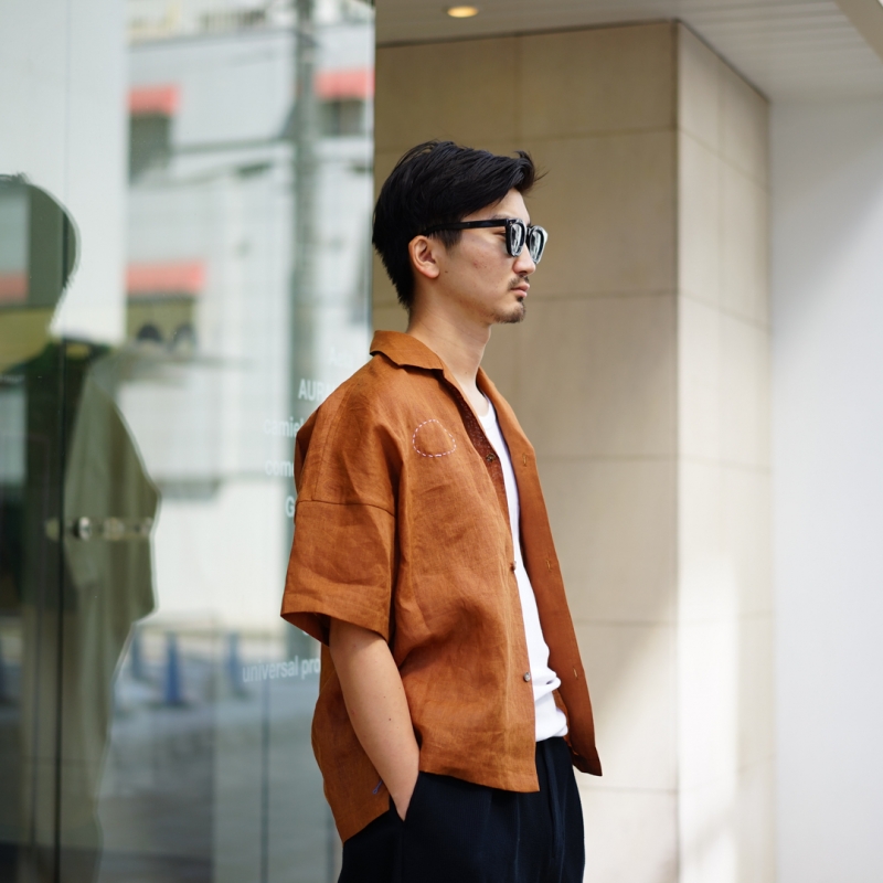 本日発売。 SUNSEA (サンシー) 29th Collectionの新作、KAKI Dyeing