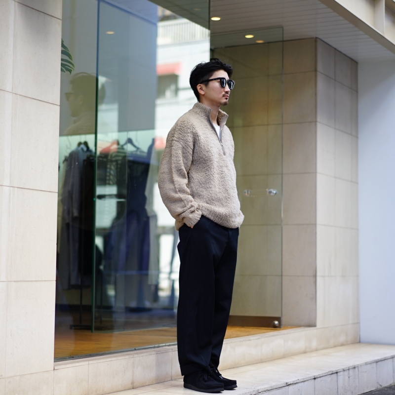AURALEE (オーラリー) 24AW Collectionの新作、Merino Wool Boa Knit 