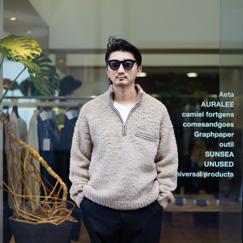 AURALEE (オーラリー) 24AW Collectionの新作、Merino Wool Boa Knit