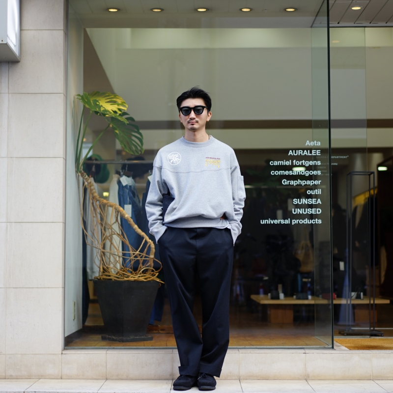 SUNSEA (サンシー) 29th Collectionの新作、SUNSEA Chin Sweat SUNSEA (サンシー) 29th Collectionの新作、SUNSEA Chin Sweat