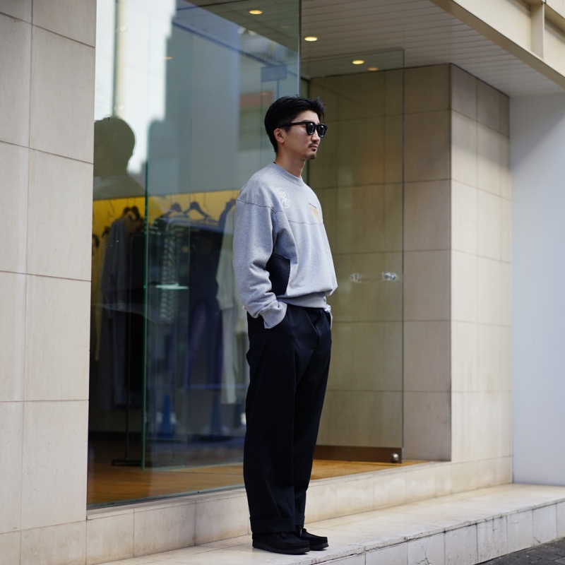 SUNSEA (サンシー) 29th Collectionの新作、SUNSEA Chin Sweat Shirt