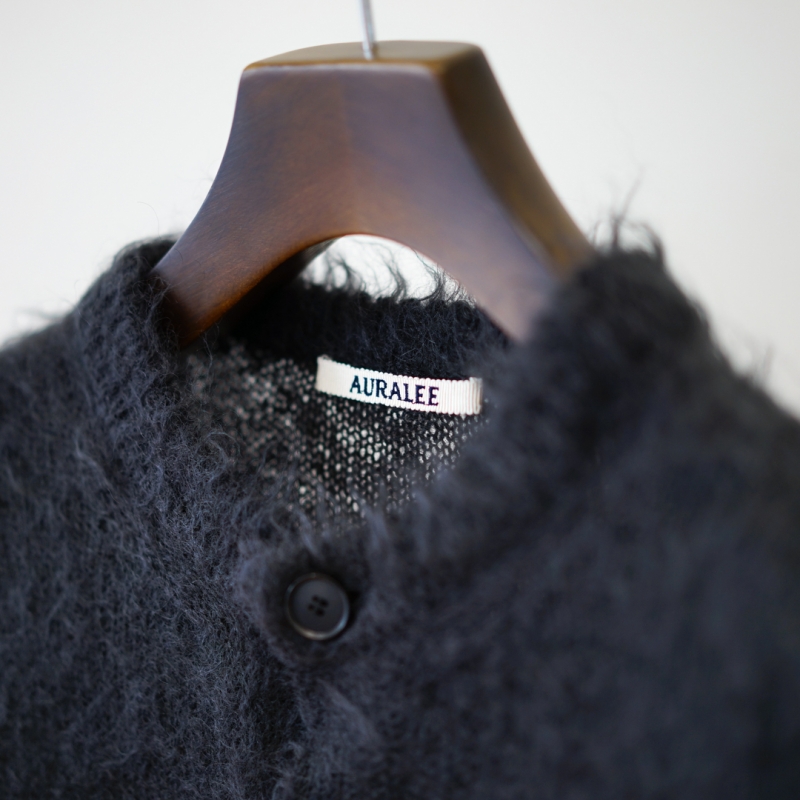 AURALEE (オーラリー) Brushed Super Kid Mohair Knit Cardigan AURALEE (オーラリー) Brushed Super Kid Mohair Knit Cardigan