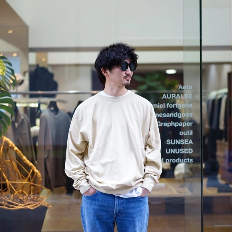 AURALEE (オーラリー) 24AW Collectionの新作、SEAMLESS L/S TEE