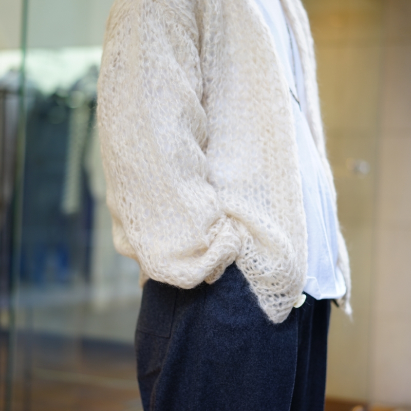 UNUSED (アンユーズド) 24AW Collection の新作、Mohair Knit UNUSED (アンユーズド) 24AW Collection の新作、Mohair Knit