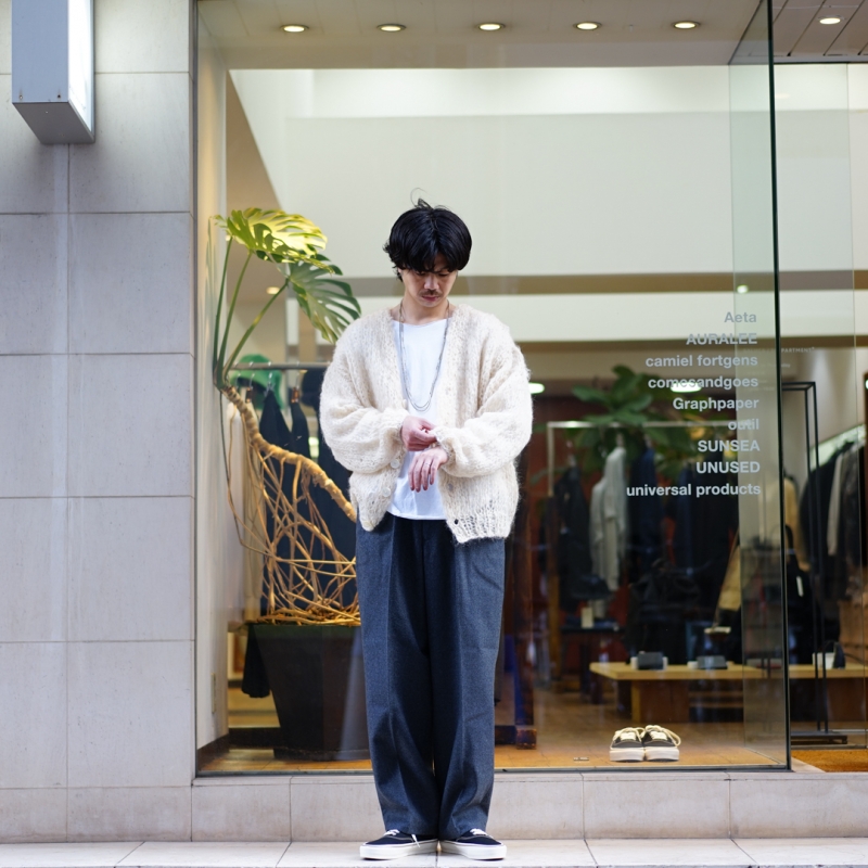 UNUSED (アンユーズド) 24AW Collection の新作、Mohair Knit UNUSED (アンユーズド) 24AW Collection の新作、Mohair Knit