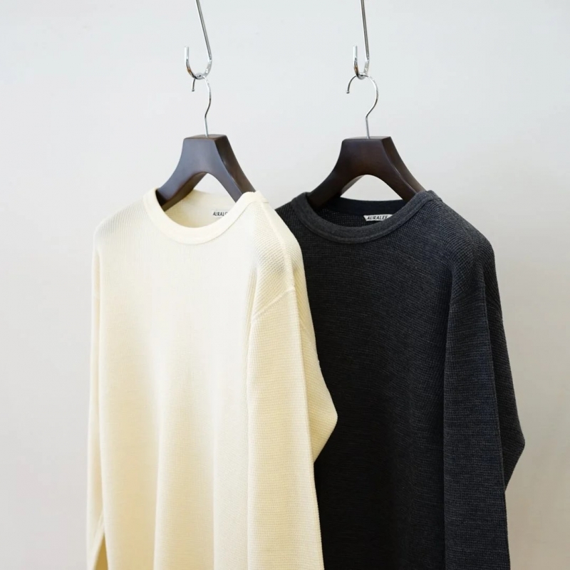 AURALEE (オーラリー) の新作、Wool Cotton Thermal P/O