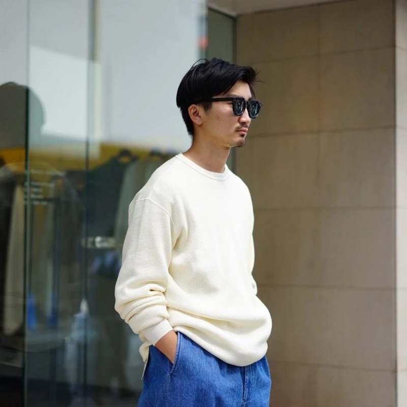 AURALEE (オーラリー) の新作、Wool Cotton Thermal P/O(A24AP01HP)の