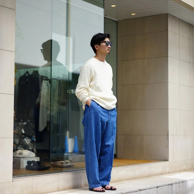 AURALEE (オーラリー) の新作、Wool Cotton Thermal P/O(A24AP01HP)の