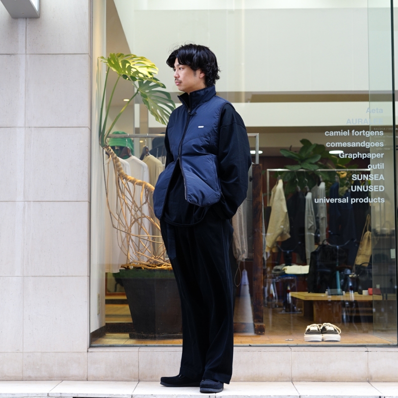 FARAH (ファーラー) 24AW Collectionの新作、Nylon Zip Up Vest FARAH (ファーラー) 24AW Collectionの新作、Nylon Zip Up Vest