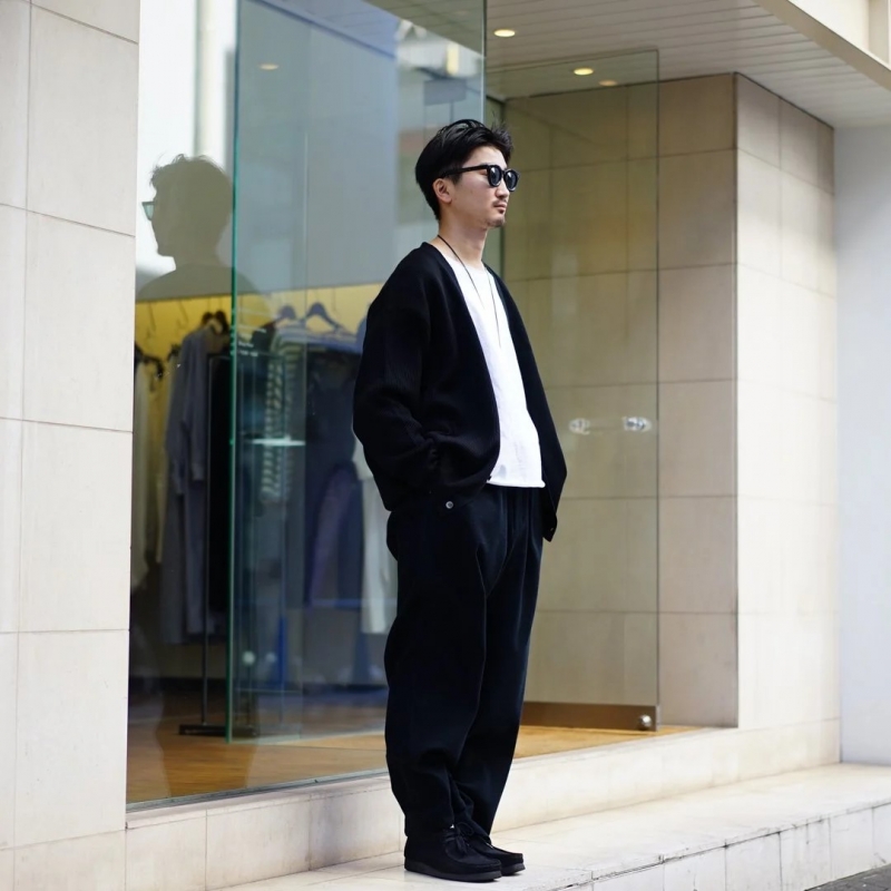 Graphpaper (グラフペーパー)の新作、High Density Cardigan (GU243