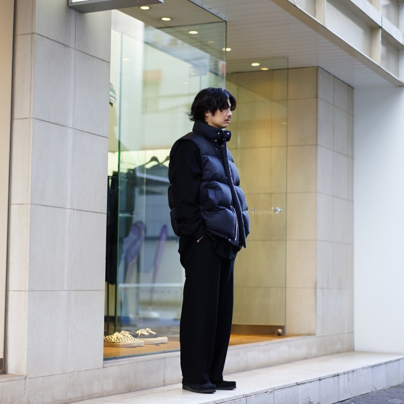 AURALEE (オーラリー) の新作、Super Light Nylon Ripstop Down Vest