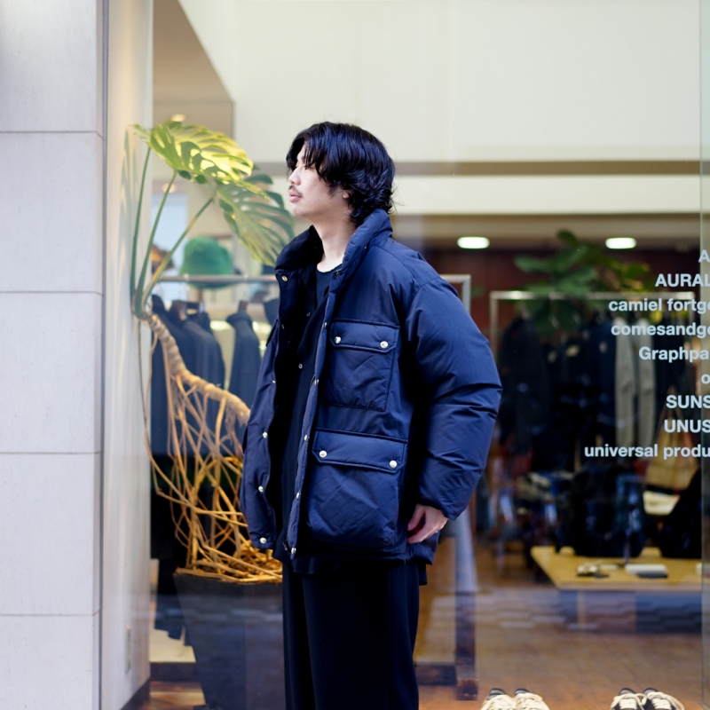 unused ダウンジャケット　us2454 UNUSED [ US2454 (Down jacket) ] BLACK | ロイド・エフ
