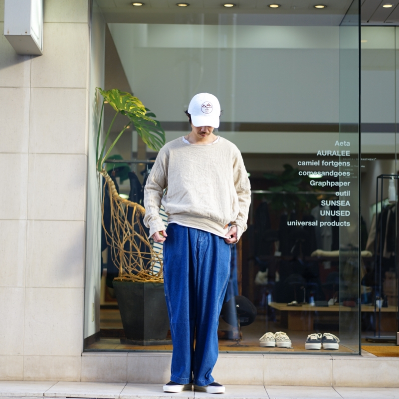 トップス SUNSEA 30th Shrinkage Sweat Shirt SUNSEA (サンシー) 30th Collectionの新作、Shrinkage Sweat