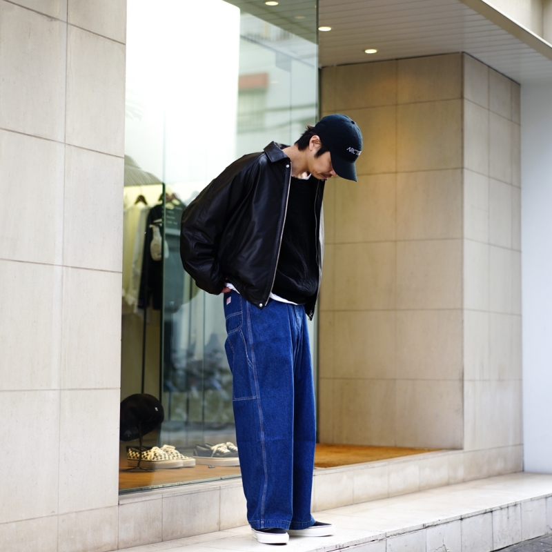25SS UNIVERSAL PRODUCTS もれ レザージャケット サイズ2 黒 25SS UNIVERSAL PRODUCTS もれ レザージャケット サイズ2 黒