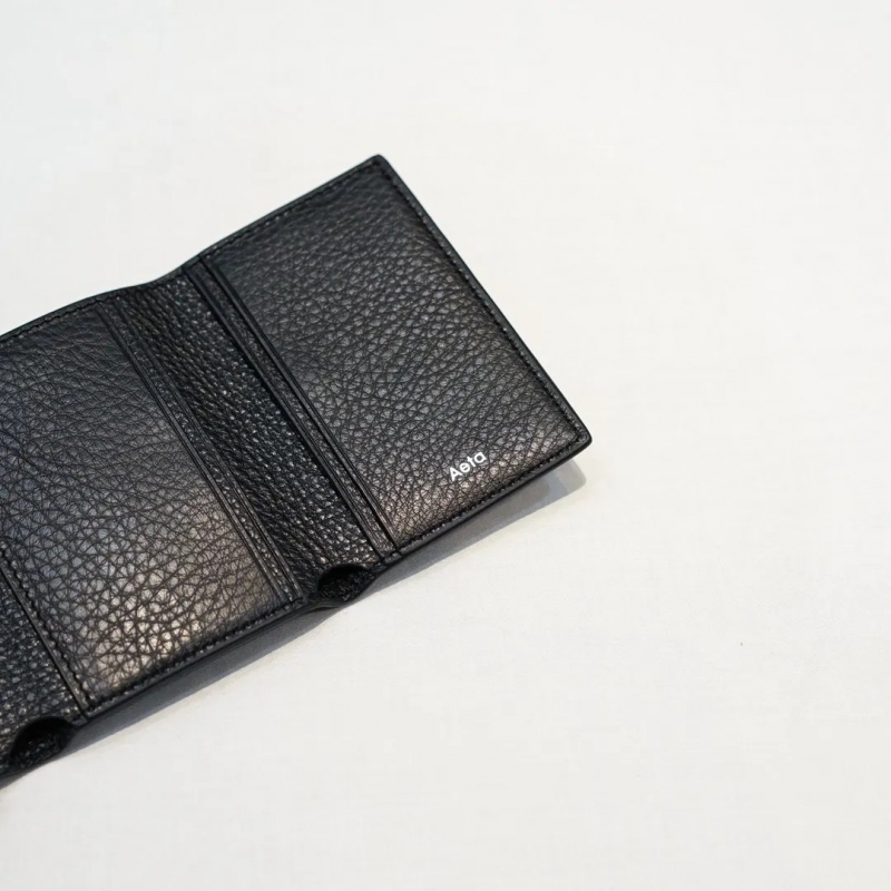 Aeta(アエタ) 25SS Collectionの新作、Folded Wallet (PG65)/Blackのご