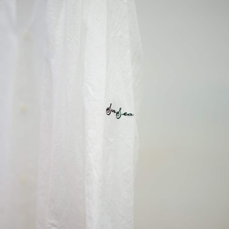 SUNSEA (サンシー) 30th Collectionの新作、Shrinkage Cotton Shirt