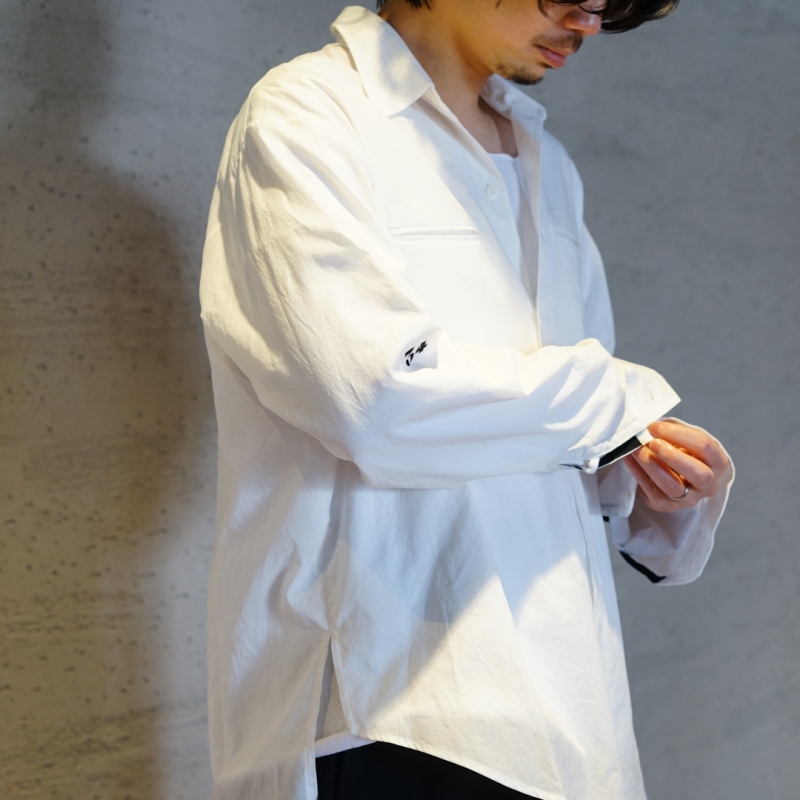 SUNSEA (サンシー) 30th Collectionの新作、Shrinkage Cotton Shirt