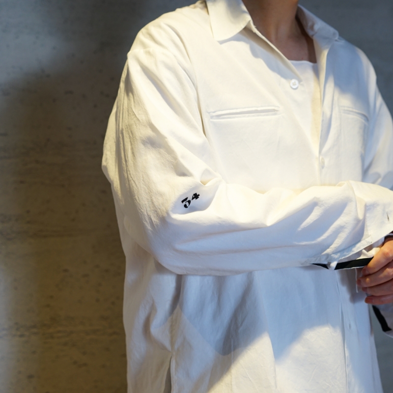 SUNSEA (サンシー) 30th Collectionの新作、Shrinkage Cotton Shirt