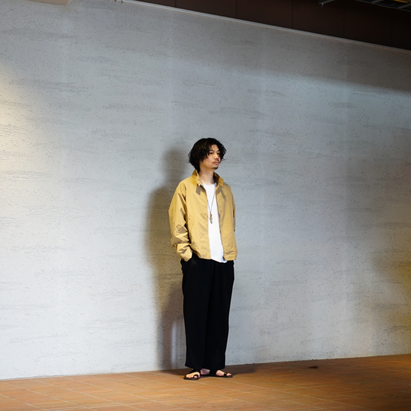 NULLUS ヌルース　25SS DRIZZLER JACKET サイズ1 UNUSED (アンユーズド) 25SS Collectionの新作、Nylon drizzler