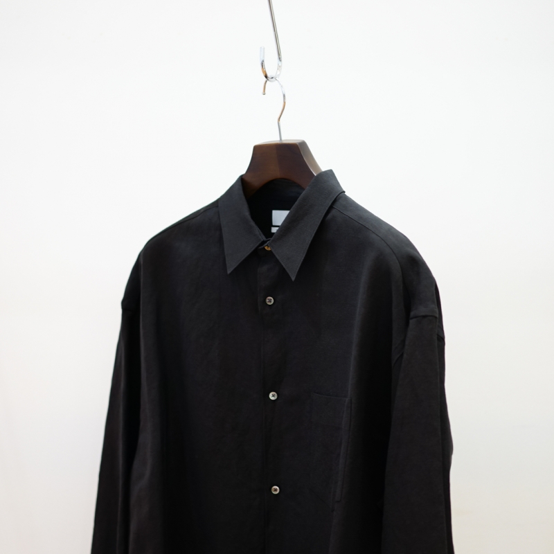 【Graphpaper新品】 LinenCupro L/S 25ss シャツ Graphpaper - Linen Cupro L/S Oversized Regular Collar Shirt