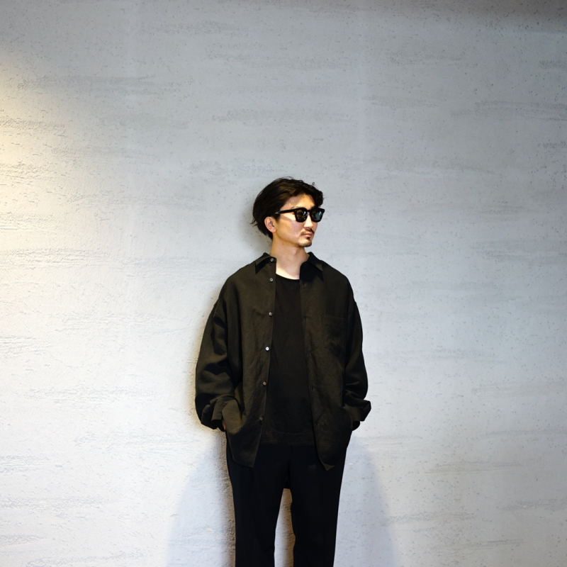 【Graphpaper新品】 LinenCupro L/S 25ss シャツ Graphpaper - Graphpaper 25SS WOMENS High Count Broad L/S