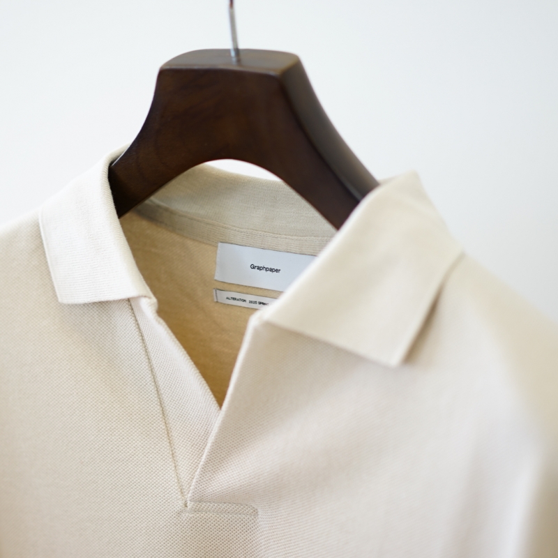 トップス Graphpaper 25SS Skipper Polo GU251-70057 Graphpaper