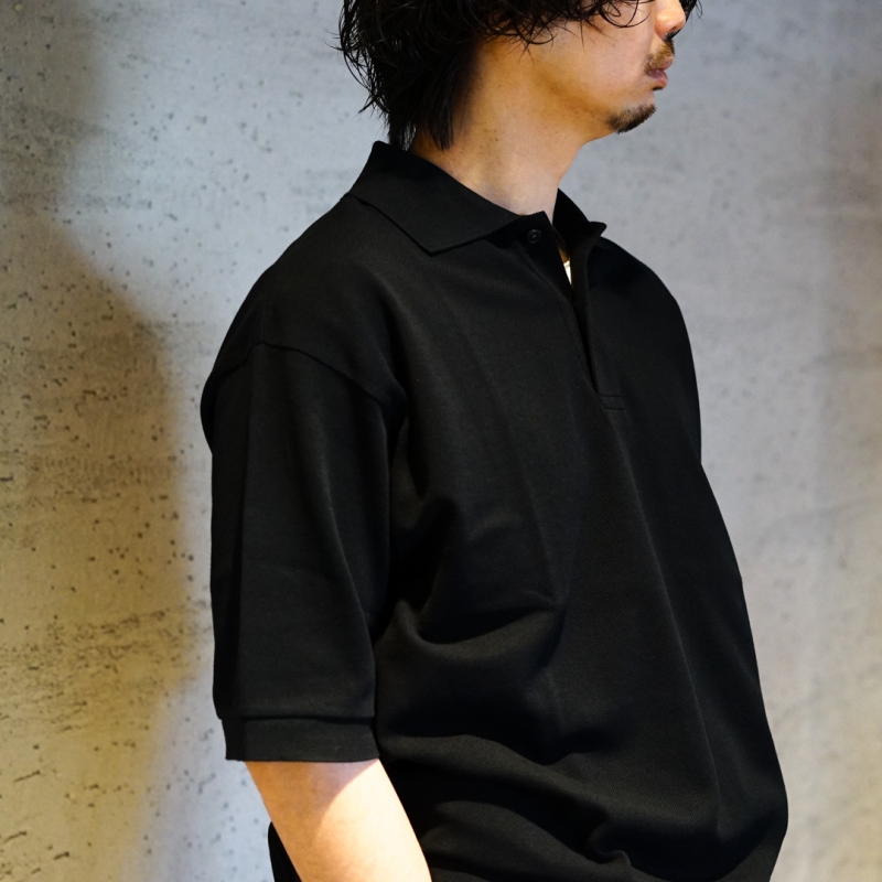 オーラリーPima Cotton Heavy Pique Polo25ss AURALEE PIMA COTTON HEAVY PIQUE POLO – PLAIN GOODS