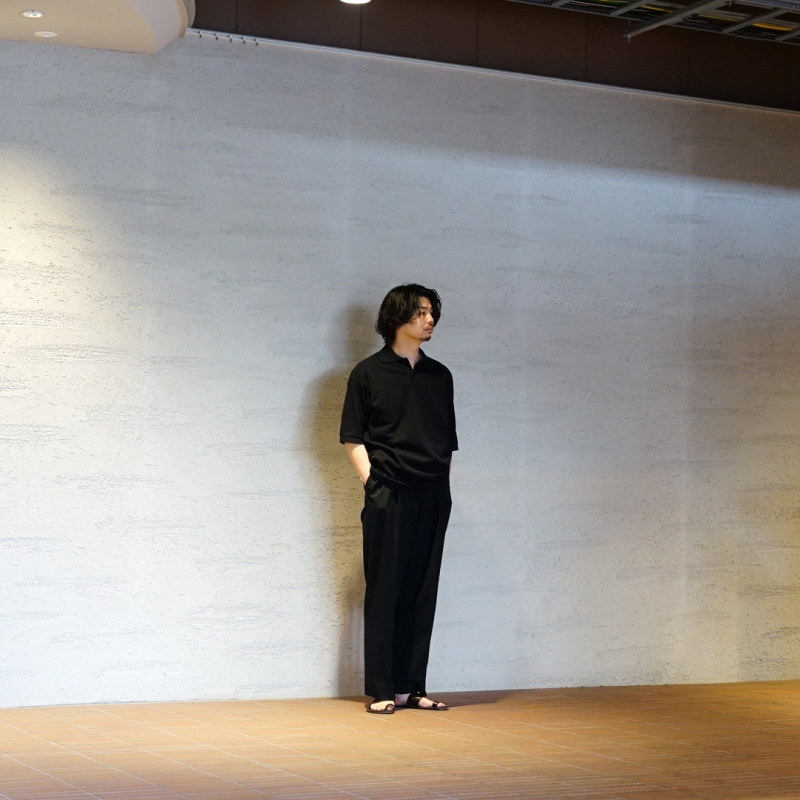 AURALEE オーラリー 25SS 日本製 PIMA COTTON HEAVY PIQUE POLO ピマコットンヘビーピケポロシャツ A25SP01SK 5 DARK NAVY 半袖 鹿の子 トップス【中古】【AURALEE】 AURALEE (オーラリー) 25SS Collectionの新作、Pima Cotton Heavy