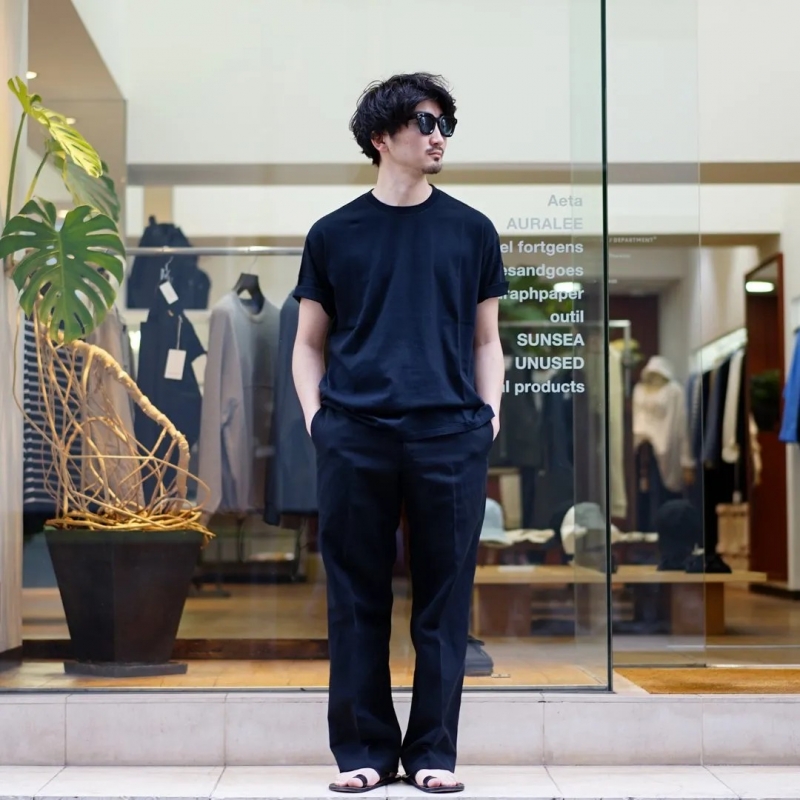 AURALEE (オーラリー) 25SS Collectionの新作、Seamless Crew Neck Tee
