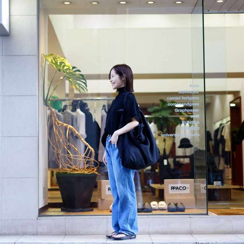 Aeta(アエタ) 25SS Collectionの新作 Shoulder Tote:L(HM02)/Blackのご