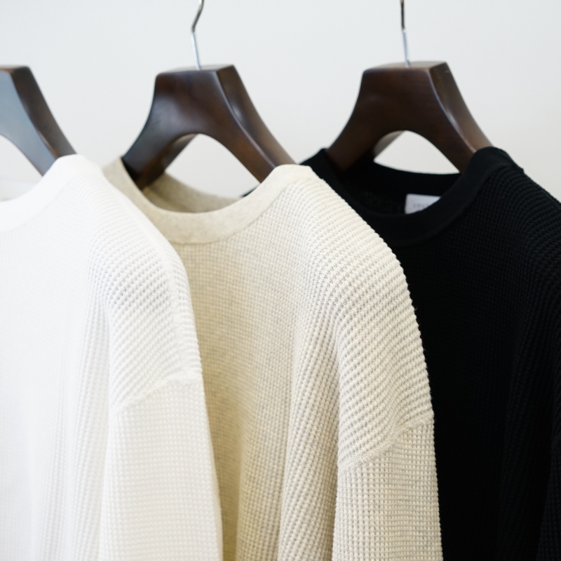 UNUSED(アンユーズド) 25AW Collectionの新作、Long Sleeve Waffle T