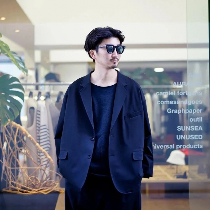 Graphpaper(グラフペーパー) Compact Ponte Jacket (GM251-20176B