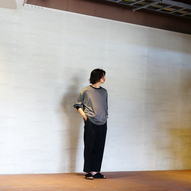 graphpaper wool border l/s tee 2 Graphpaper / Wool Border L/S