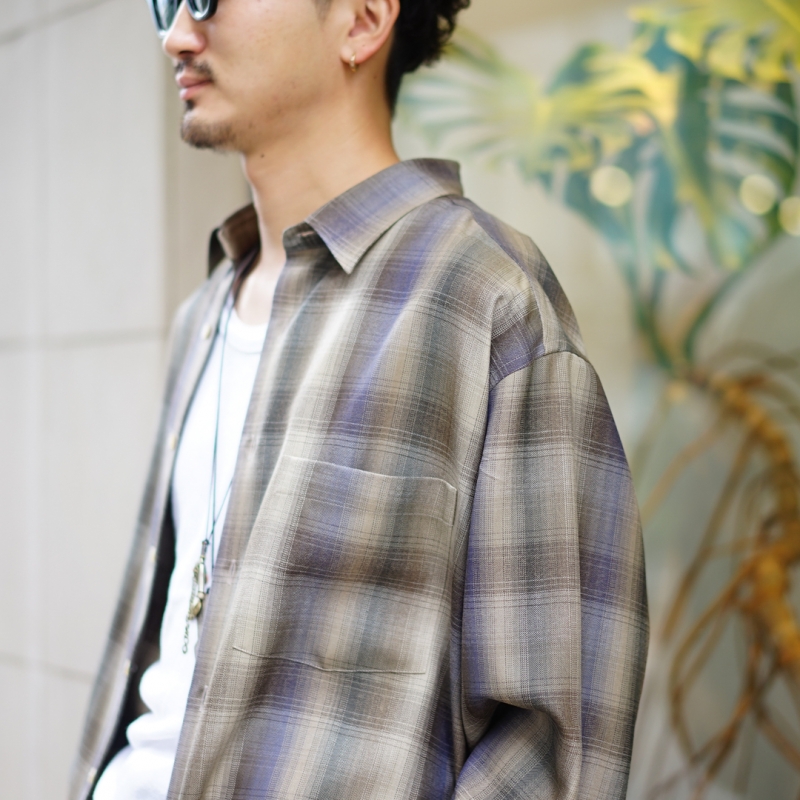 AURALEE 25AW SUPER LIGHT WOOLCHECK SHIRT