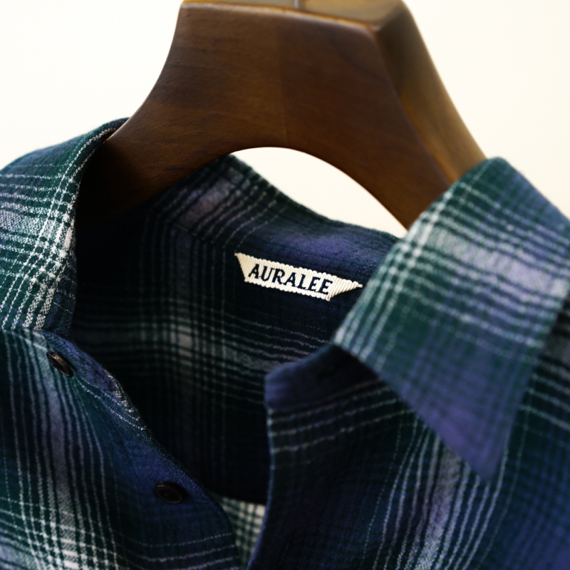 AURALEE (オーラリー) 25AW Collectionの新作、Airy Wool Check Shirt