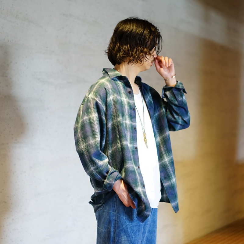 AURALEE (オーラリー) 25AW Collectionの新作、Airy Wool Check Shirt
