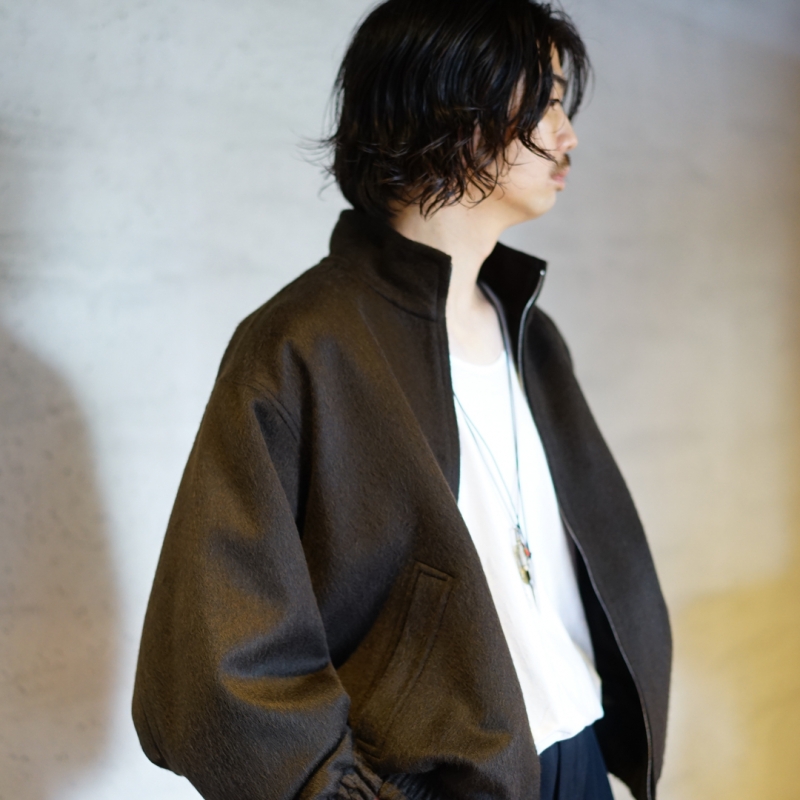 AURALEE(オーラリー) 25AW Collectionの新作、Baby Camel Flannel Zip