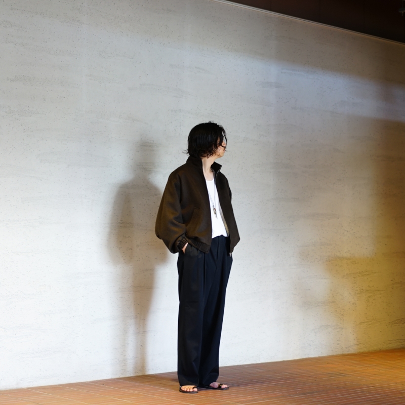 AURALEE(オーラリー) 25AW Collectionの新作、Baby Camel Flannel Zip