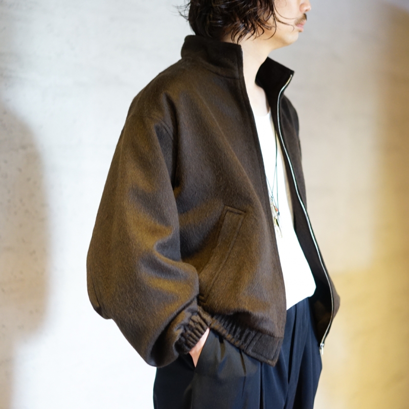 AURALEE(オーラリー) 25AW Collectionの新作、Baby Camel Flannel Zip