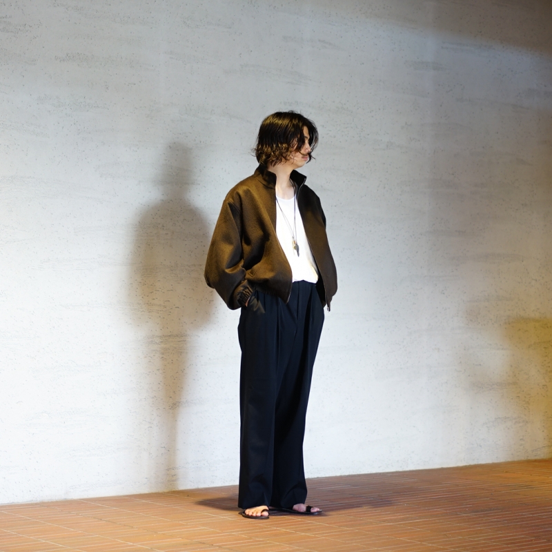 AURALEE(オーラリー) 25AW Collectionの新作、Baby Camel Flannel Zip