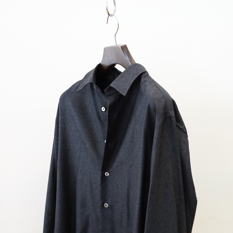 トップス AURALEE 25AW SUPER LIGHT WOOL SHIRT 3 25AW】AURALEE SUPER LIGHT WOOL SHIRT 