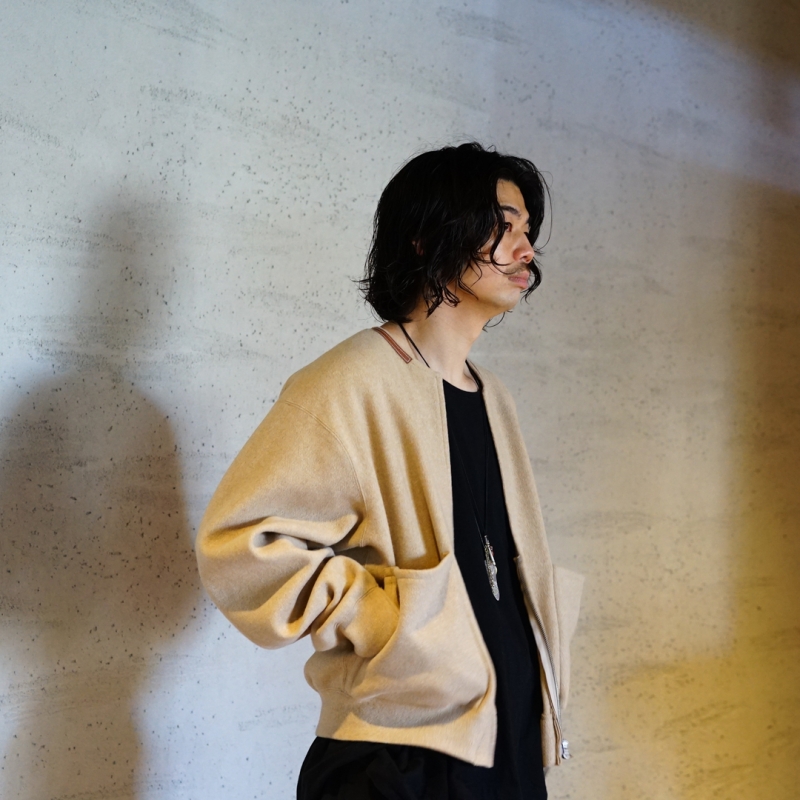 sunsea サンシー カーディガン シャツ 3 SUNSEA (サンシー) 31th Collectionの新作、Half Zip Cardiganのご紹介