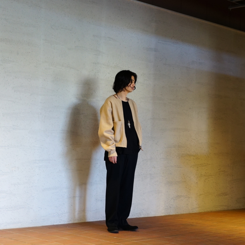 SUNSEA (サンシー) 31th Collectionの新作、Half Zip Cardiganのご紹介