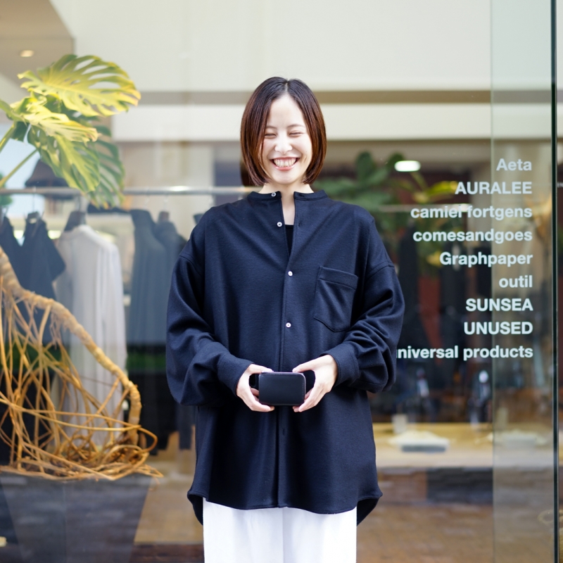 Aeta(アエタ) 25AW Collectionの新作、Folded Wallet (VT18)/Blackのご