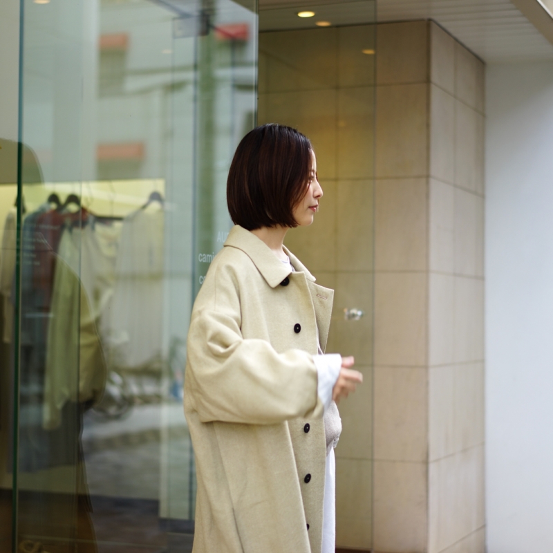 BESTIAIRE(ベスティエ) 25AW Collectionの新作、Pocket Coat/Beigeのご