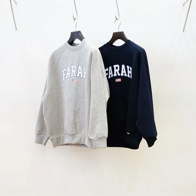 FARAH(ファーラー) Printed Graphic Crewneck Sweatshirt